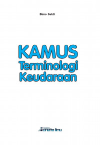 Kamus Terminologi Keudaraan