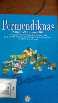 PERMENDIKNAS Nomor 70 tahun 2009